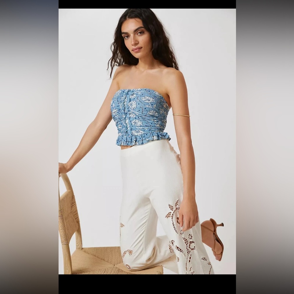 NWT Anthropologie Forever That Girl Textured Tube Top XS